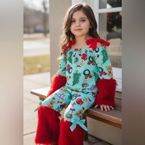 Whoville Winter Cozy Christmas Boutique Kids Set